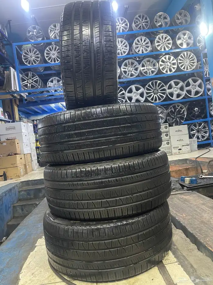 طقم كفرات رنج روفر برلي 275 45 21 1