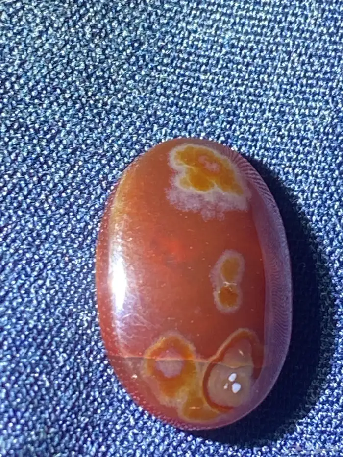 احجار كريمه عقيق احمر زعفراني 23