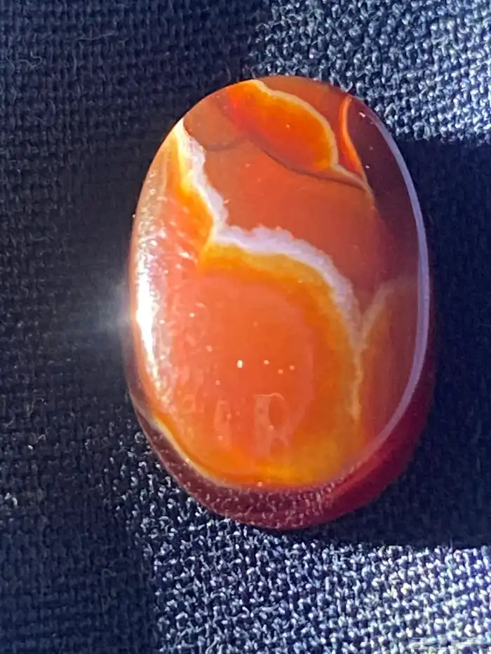 احجار كريمه عقيق احمر زعفراني 4