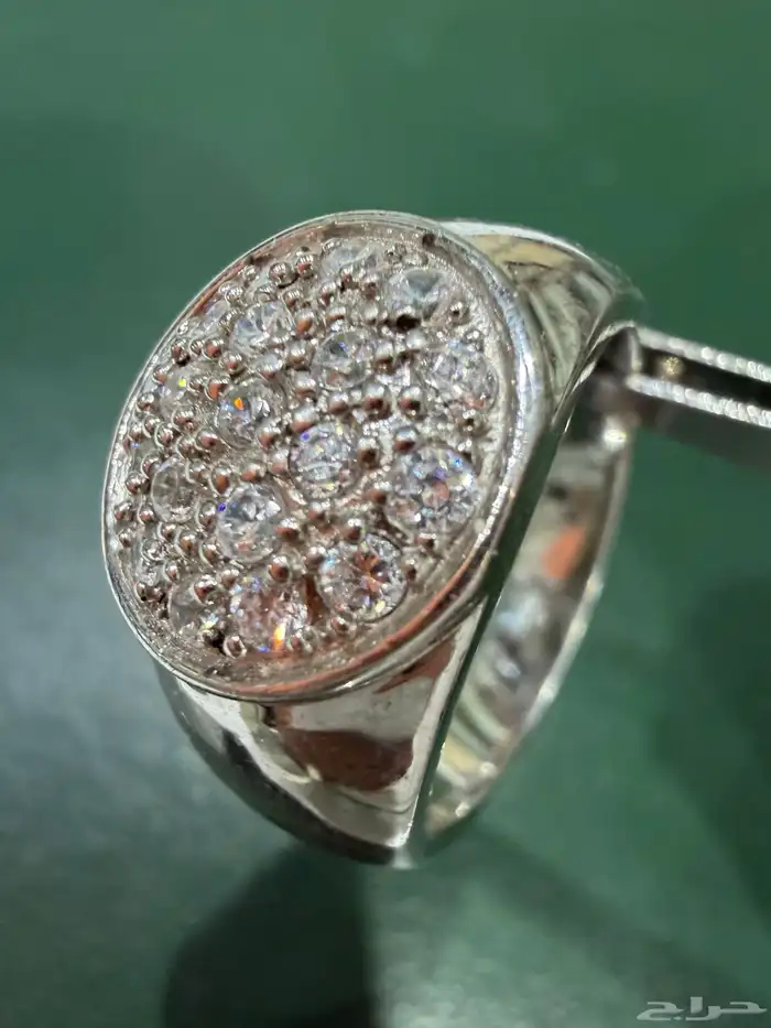 خاتم فضه إيطالي راقي ومميز وفخم عيار 925 3