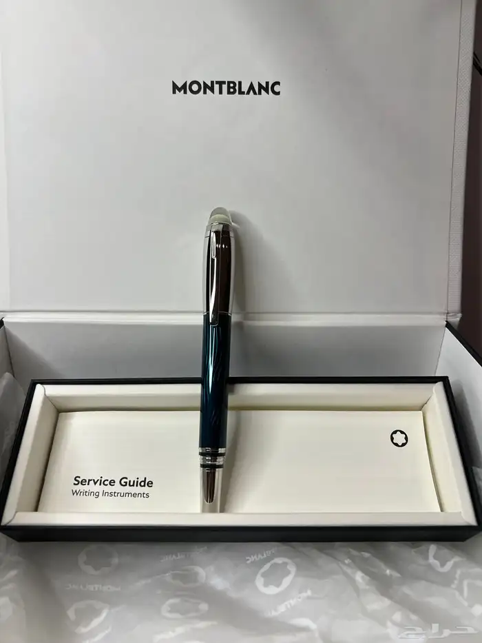 قلم مونت بلانك ستار ووكر كامل المرفقات جديد مع الفاتورة 1