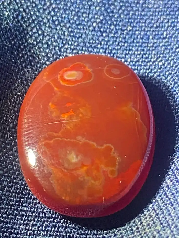 احجار كريمه عقيق احمر زعفراني 14