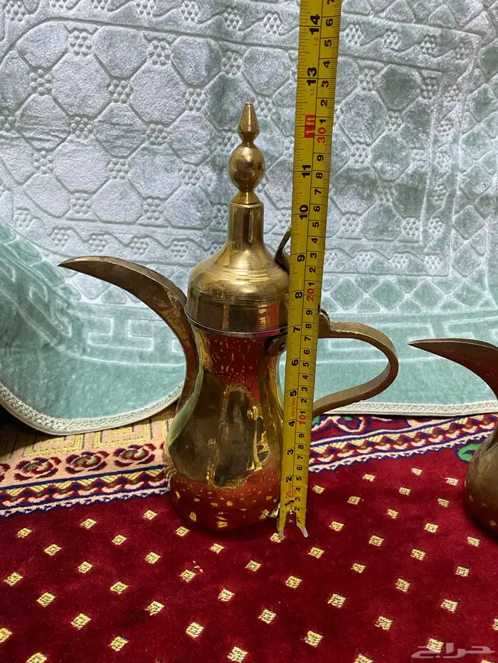 البيع . دلتين نحاس والختم موضح بالصورة وصوره توضح حالته 2