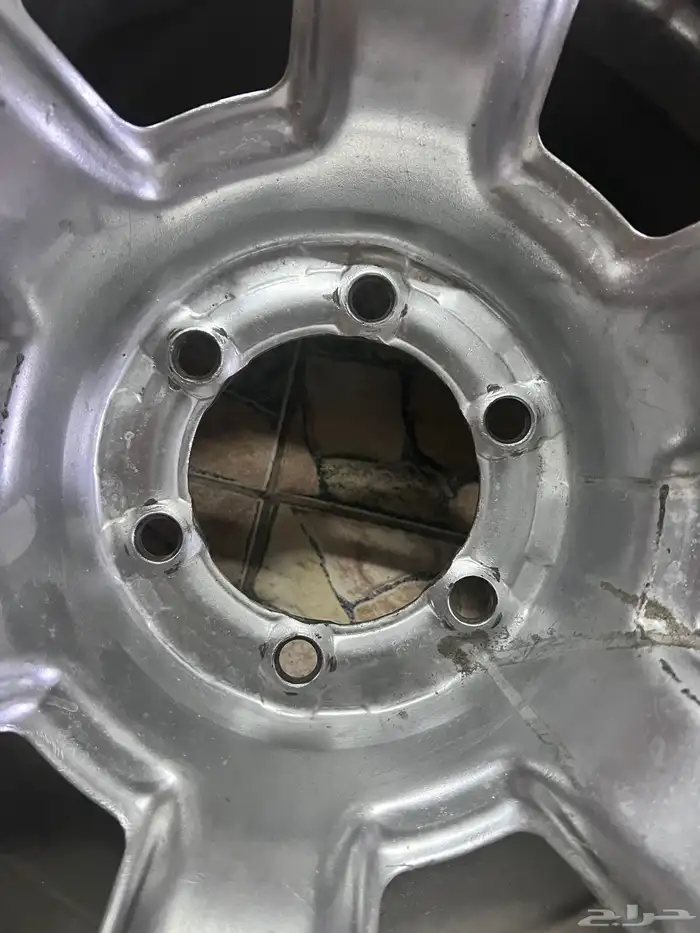 جنوط نيسان باترول فتك حديد أصليات 3