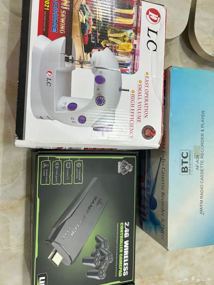 بلاستيشن  مكينه خياطه  راديو 5