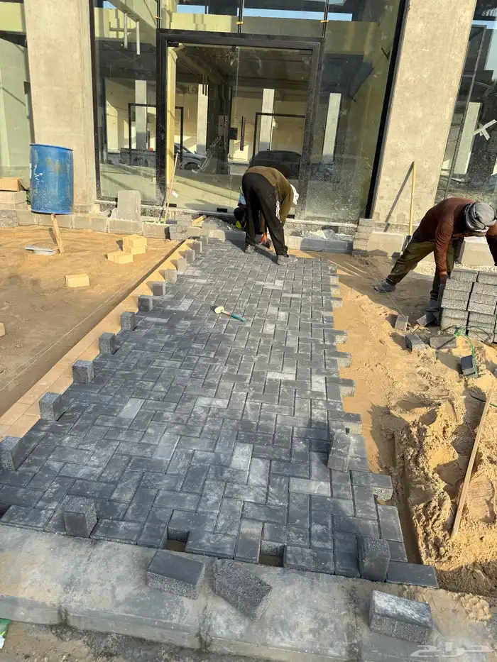 انترلوك وبلدورة مصنعية وبالمواد 19