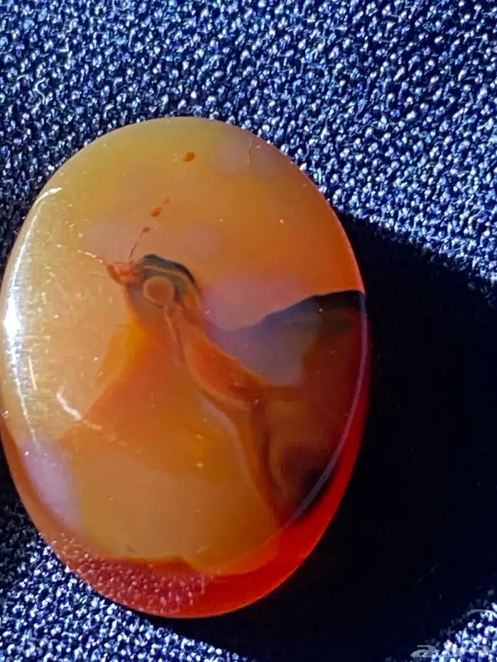 احجار كريمه عقيق احمر زعفراني 15