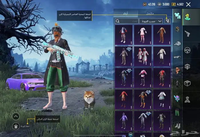 حساب ببجي للبيع 15