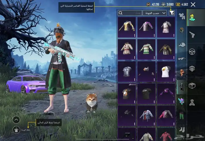 حساب ببجي للبيع 38