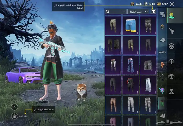 حساب ببجي للبيع 43