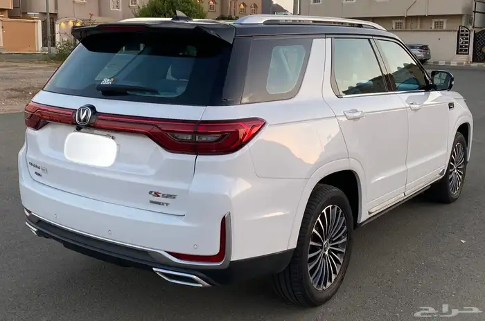 شانجان 2021رويال CS95 فل كامل أبيض سقف أسود شررط بدي محركات 3