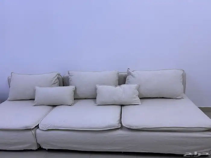 غطاء كنب ايكيا جديد استعمال اسبوع 5