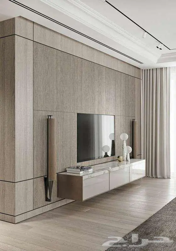 تصميم وتنفيذ ديكورات داخليه   مكتبات شاشه - مداخل 14