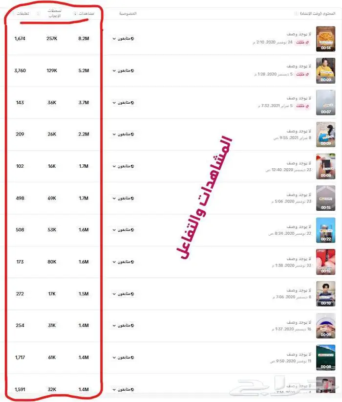 حساب تيك توك للبيع متابعين فوق 189 ألف حقيقيين شرط 1