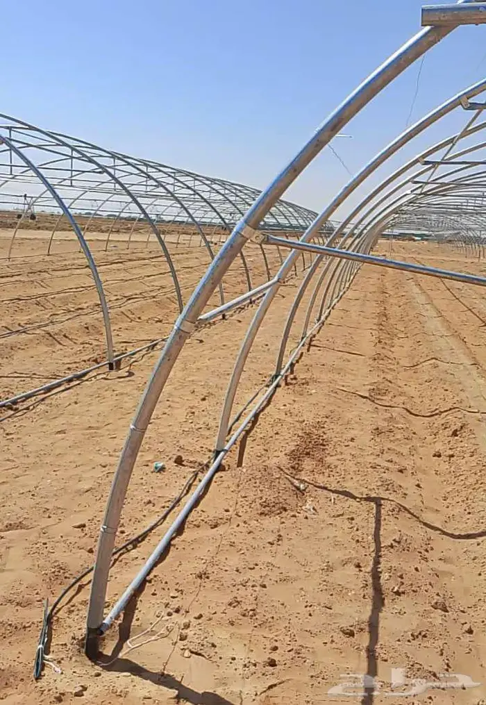 بيوت محميه مستخدم والجديد مكيف كذلك قواعد وبلاستيك للبيع 12