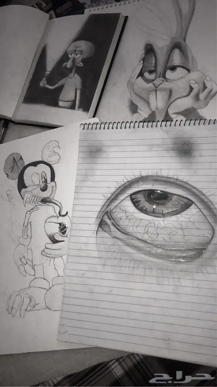 رسام محترف   رسم ب الرصاص 6