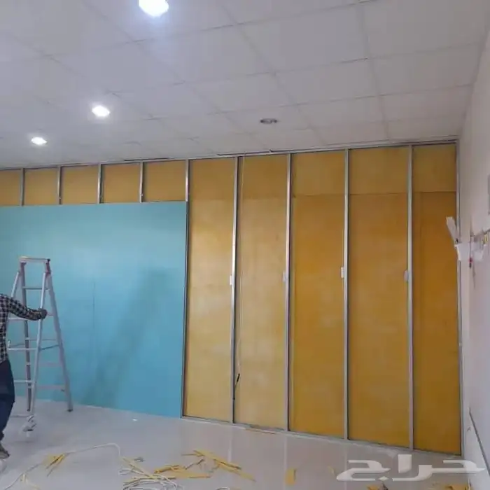 عوازل صوت جداريه   المتر 130 ريال عازل جدران جدار 90 1