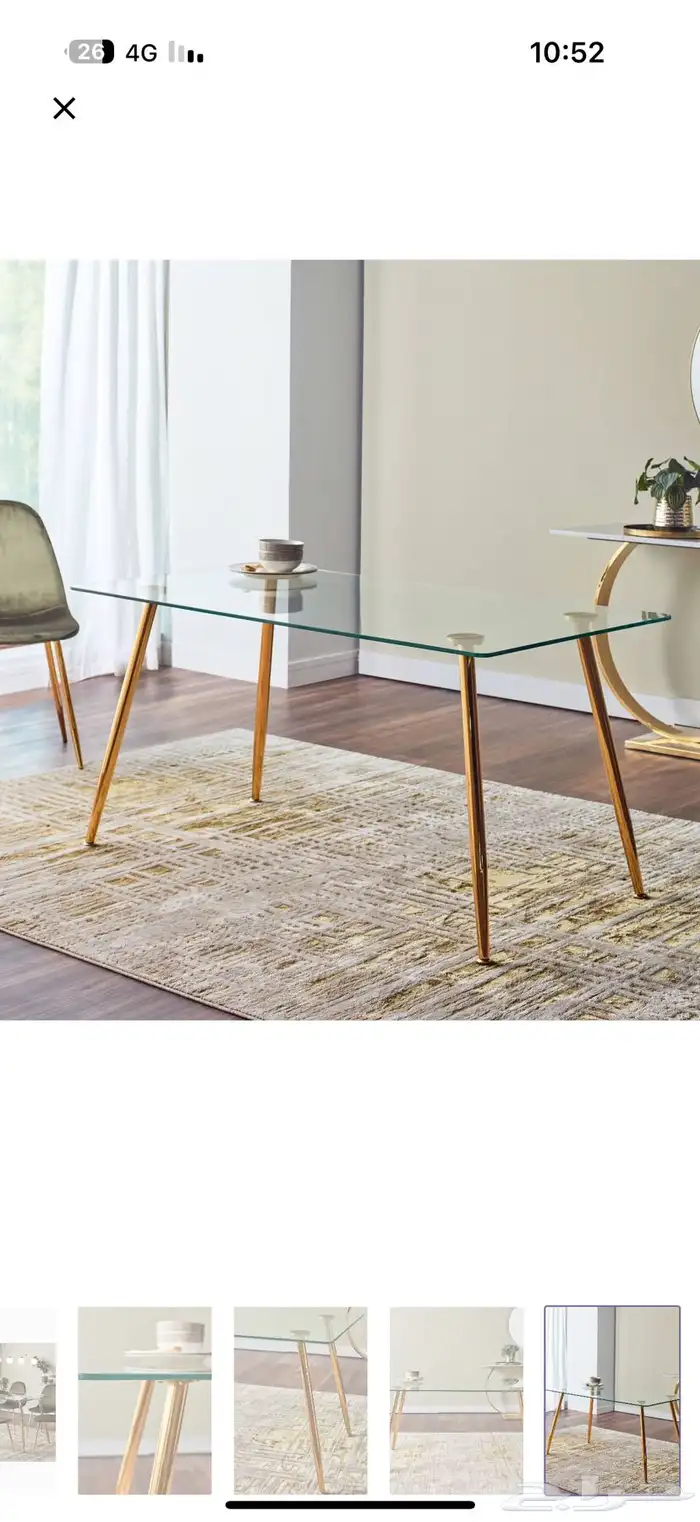 طاولاة طعام قزاز   طاولات خدمه قزاز جديد 7