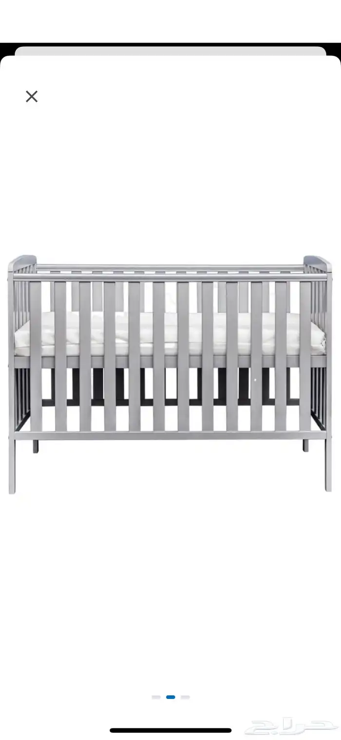 سرير اطفال نظيف جدا من عمر الولادة الى سن ثلاث سنوات 3