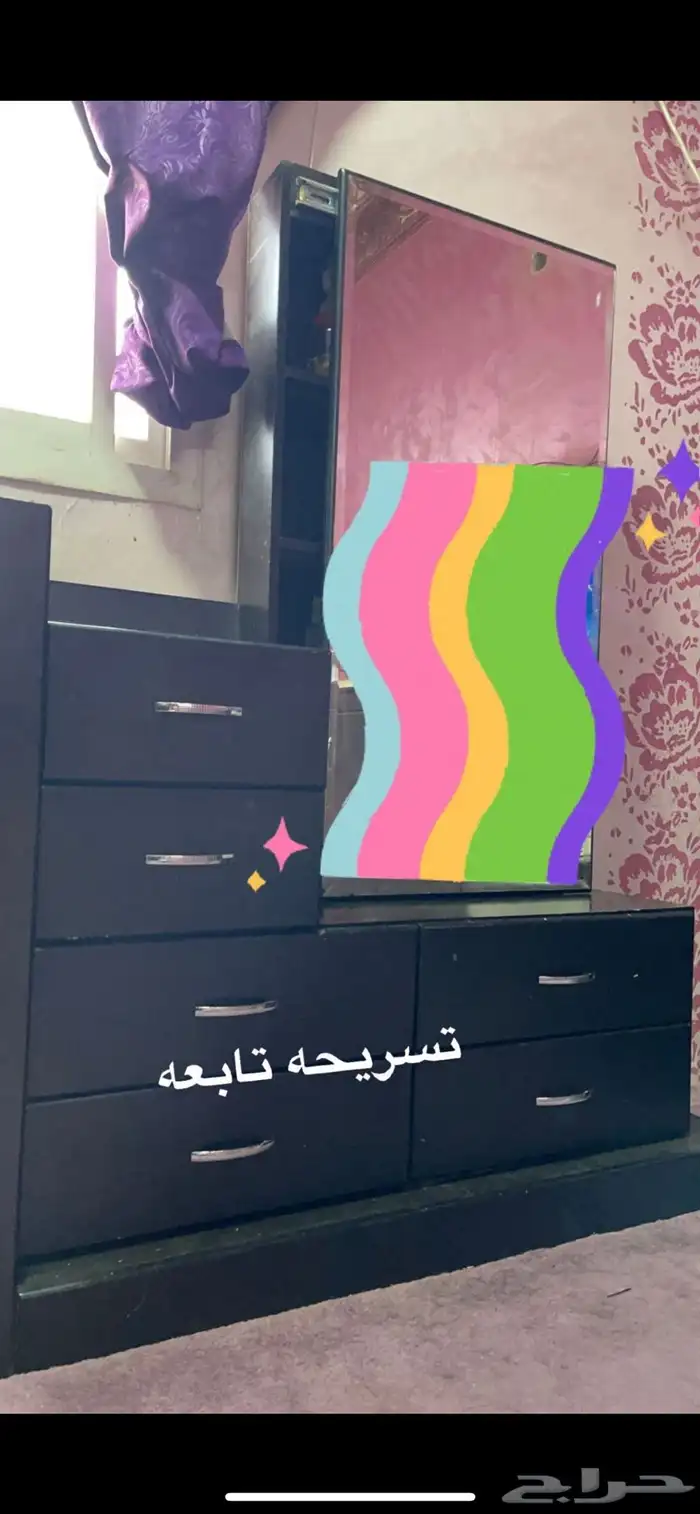 اثاث غرفه نوم وسرير نفرين وشفنيره 4