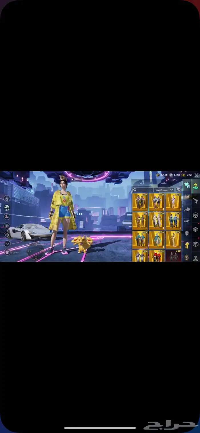 حساب ببجي للبيع 1