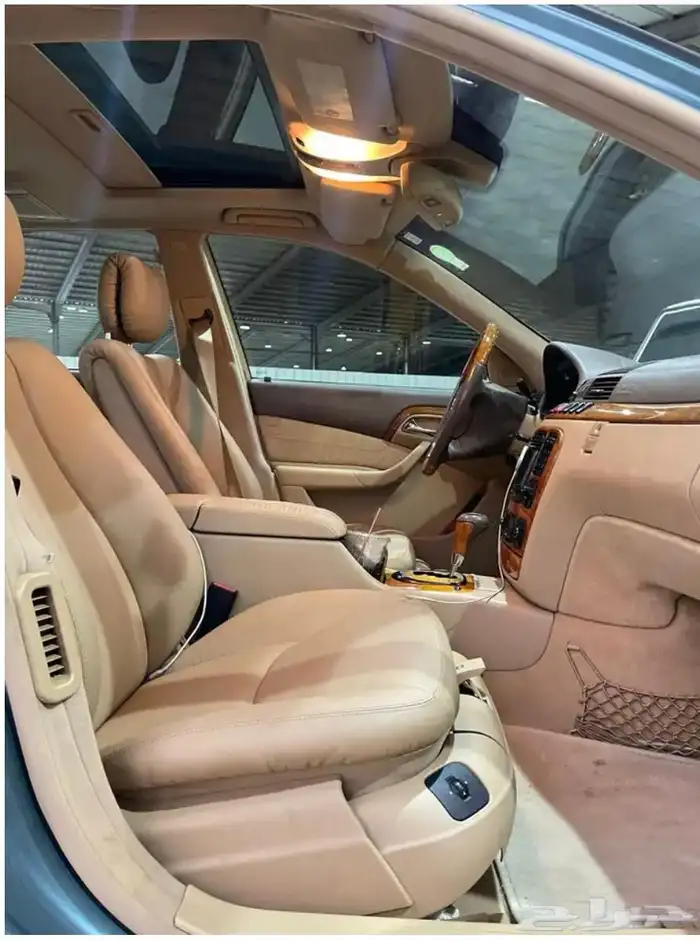 مرسيدس S300 موديل 2002 (مخزنة) العداد 61 ألف بحالة الوكالة . 6