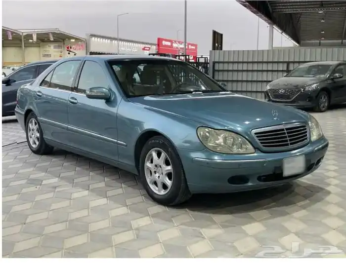 مرسيدس S300 موديل 2002 (مخزنة) العداد 61 ألف بحالة الوكالة . 33