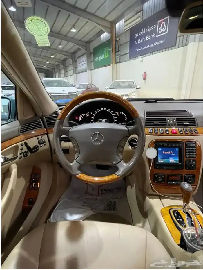 مرسيدس S300 موديل 2002 (مخزنة) العداد 61 ألف بحالة الوكالة . 27