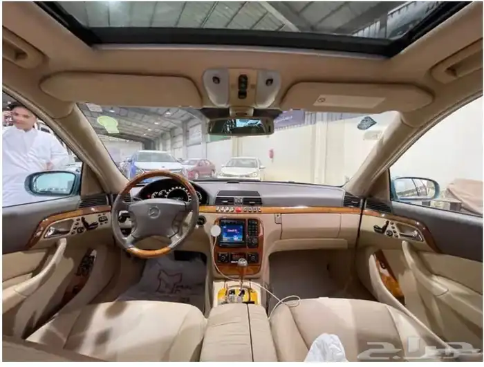 مرسيدس S300 موديل 2002 (مخزنة) العداد 61 ألف بحالة الوكالة . 10