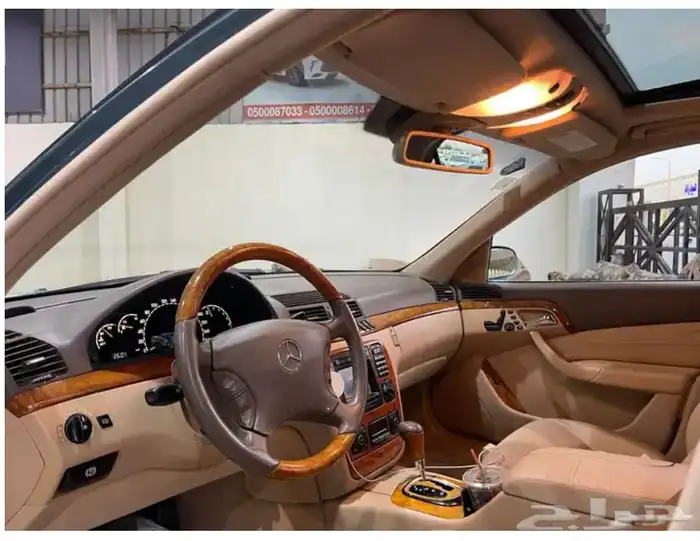 مرسيدس S300 موديل 2002 (مخزنة) العداد 61 ألف بحالة الوكالة . 22