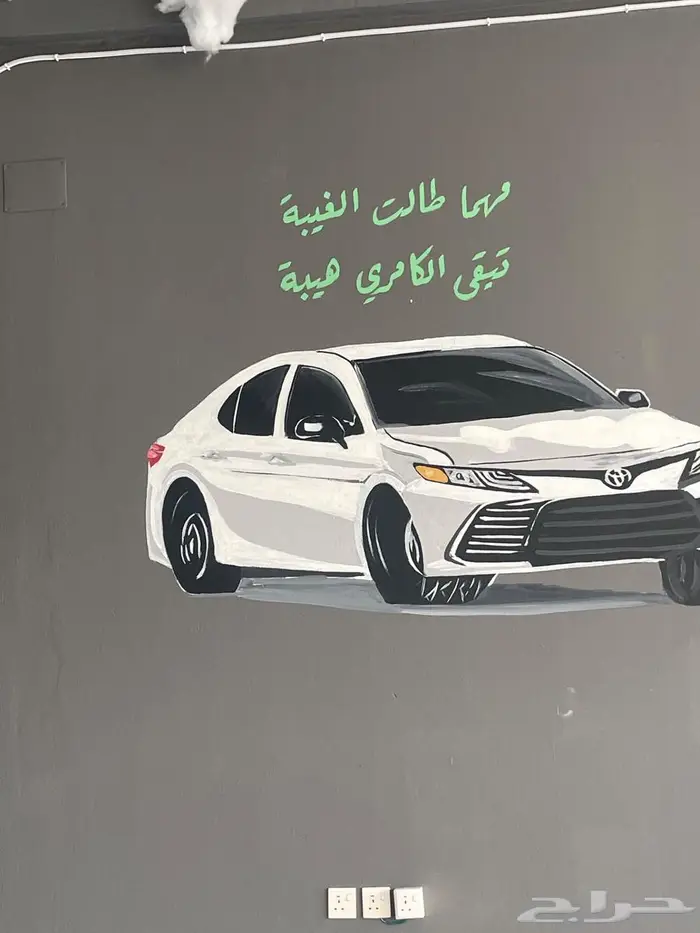 رسم جرافيتي كافيهات واستراحات اعمالنا احترافية بفضل الله 6