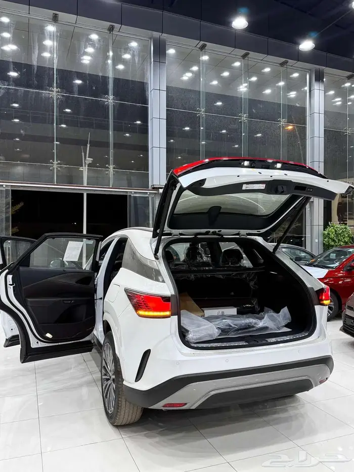 لكزس RX 350 BB سعودي 2025 ( ابيض - اسود تيتانيوم ) 8