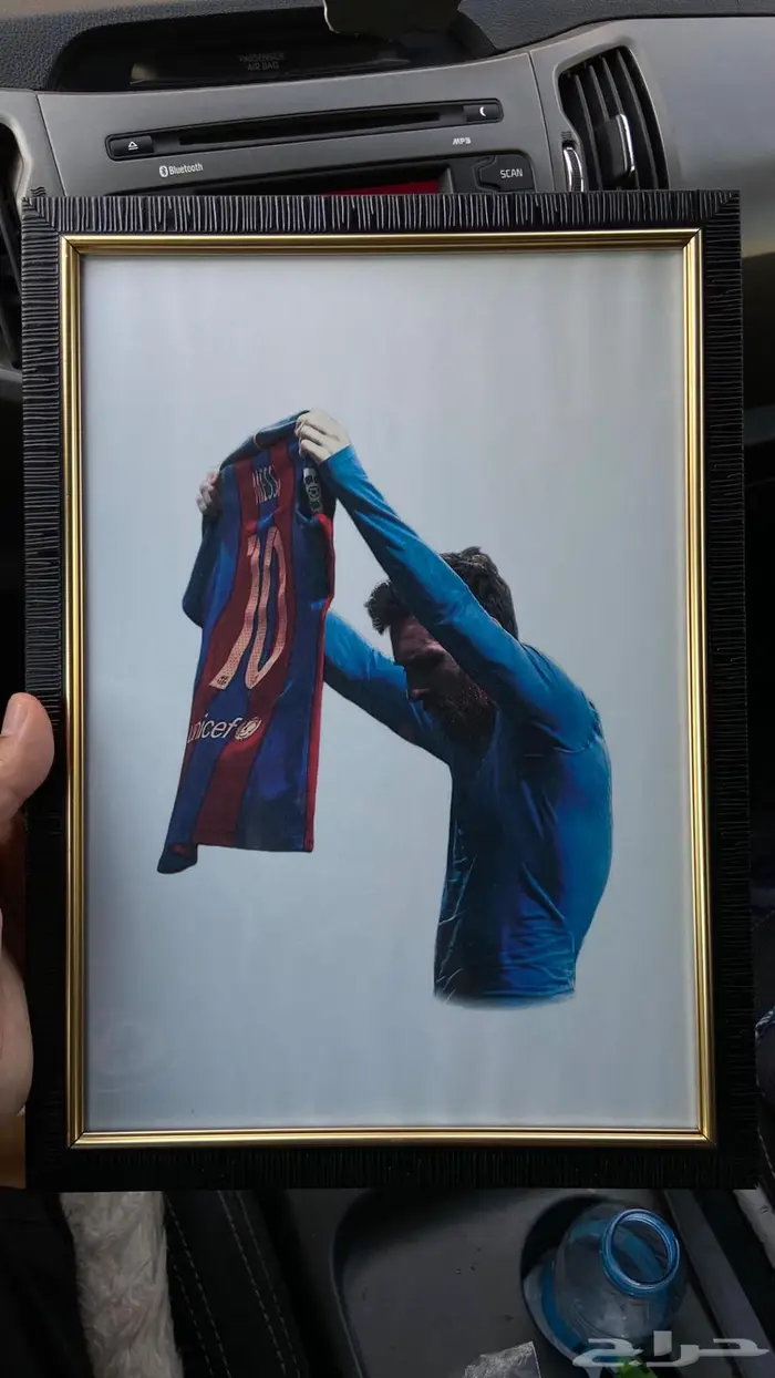 لوحة ميسي و كرستيانو رسم رقمي 4