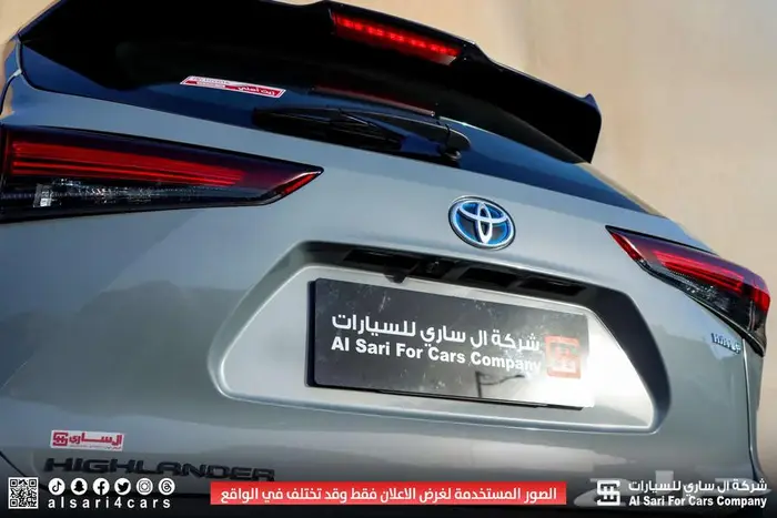 تويوتا هايلندر GLE بلاك اديشن 2024 اقساط بنوك وشركات 9
