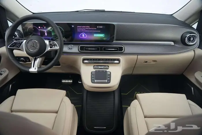 مرسيدس V 300 AMG موديل 2025 أصفار خليجي أزرق أبيض 6