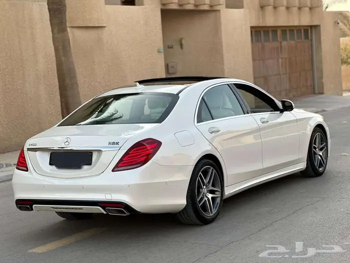 مرسيدس S400 لؤلؤي 2015 ماشي 95 ألف كت AMG بدي وكالة 5