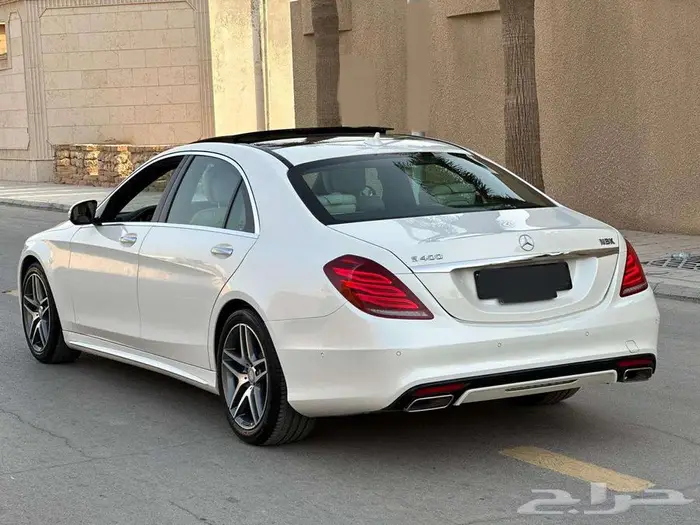 مرسيدس S400 لؤلؤي 2015 ماشي 95 ألف كت AMG بدي وكالة 4