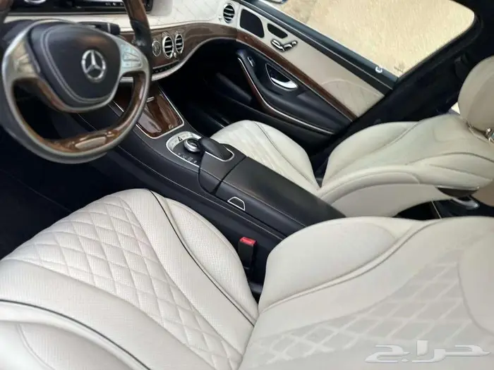 مرسيدس S400 لؤلؤي 2015 ماشي 95 ألف كت AMG بدي وكالة 13