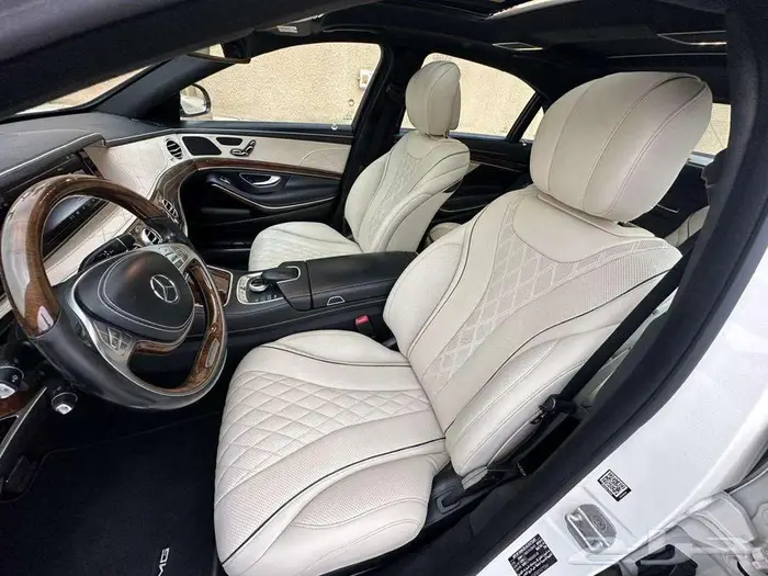 مرسيدس S400 لؤلؤي 2015 ماشي 95 ألف كت AMG بدي وكالة 9