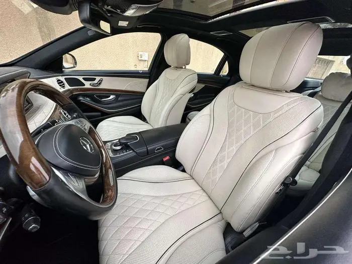 مرسيدس S400 لؤلؤي 2015 ماشي 95 ألف كت AMG بدي وكالة 19