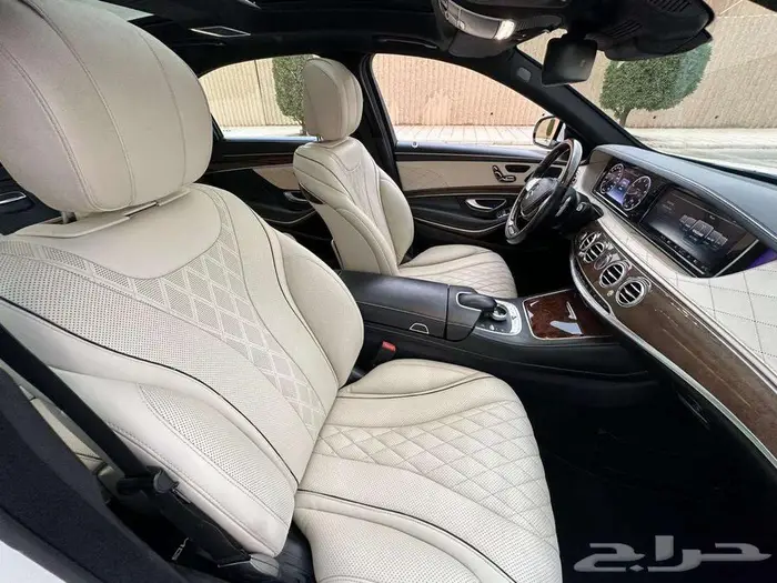 مرسيدس S400 لؤلؤي 2015 ماشي 95 ألف كت AMG بدي وكالة 26