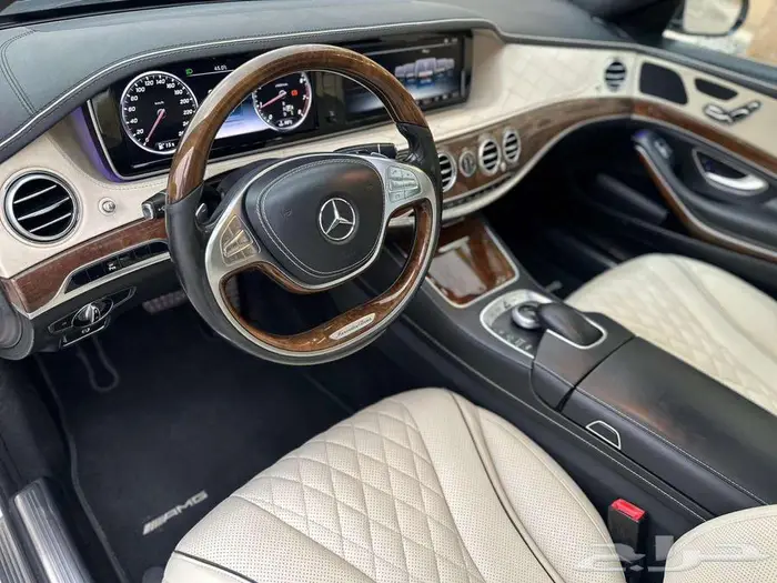 مرسيدس S400 لؤلؤي 2015 ماشي 95 ألف كت AMG بدي وكالة 30