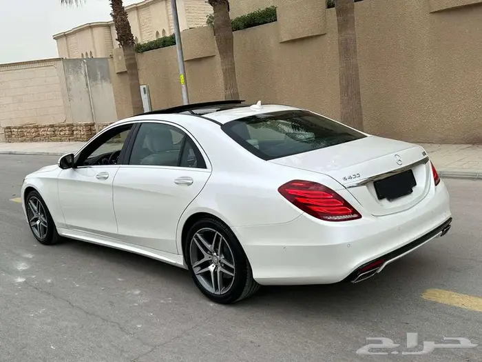مرسيدس S400 لؤلؤي 2015 ماشي 95 ألف كت AMG بدي وكالة 48