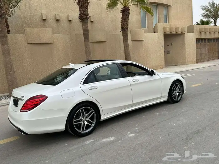 مرسيدس S400 لؤلؤي 2015 ماشي 95 ألف كت AMG بدي وكالة 50