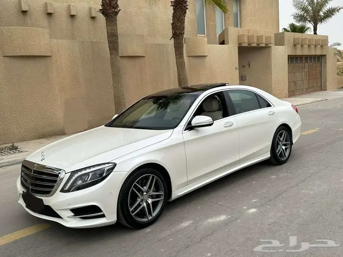 مرسيدس S400 لؤلؤي 2015 ماشي 95 ألف كت AMG بدي وكالة 51