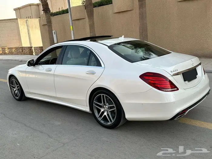 مرسيدس S400 لؤلؤي 2015 ماشي 95 ألف كت AMG بدي وكالة 56