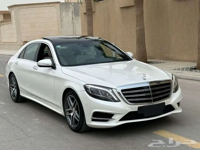 مرسيدس S400 لؤلؤي 2015 ماشي 95 ألف كت AMG بدي وكالة 69