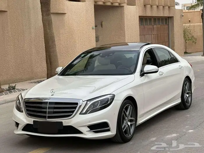 مرسيدس S400 لؤلؤي 2015 ماشي 95 ألف كت AMG بدي وكالة 72