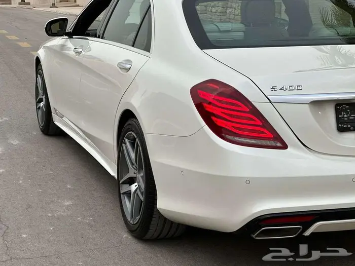 مرسيدس S400 لؤلؤي 2015 ماشي 95 ألف كت AMG بدي وكالة 57