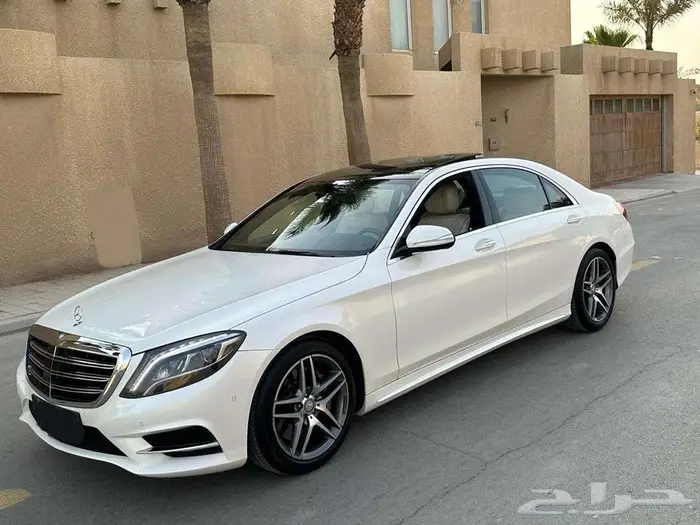 مرسيدس S400 لؤلؤي 2015 ماشي 95 ألف كت AMG بدي وكالة 60